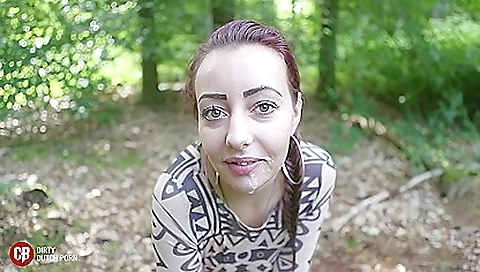 Sexy young brunette hair shows her friend