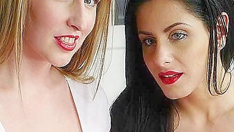 Two horny girls get lexxxi up to fuck