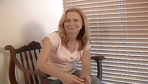 Hot blonde fucked and facial