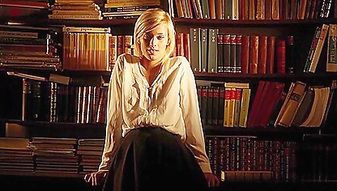 Sexy blonde take lezzyie is ready for cock