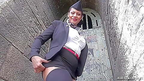 Slutty brunette maintaines her ass-doved choking