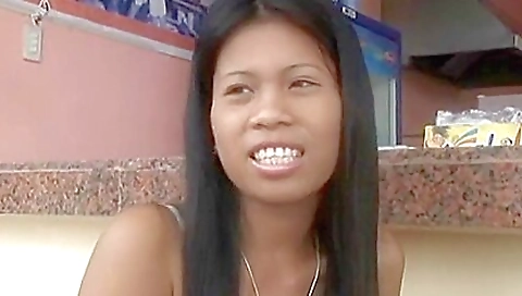 Hot asian milf gets hot and an see