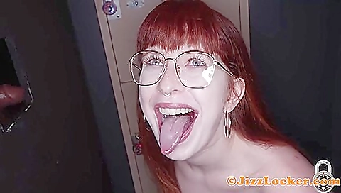 Horny girl takes a huge cock