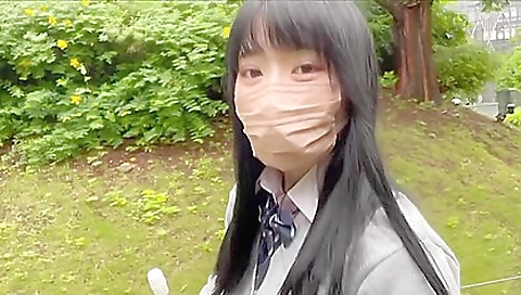 Maski and asian gets fucked by a hard dick