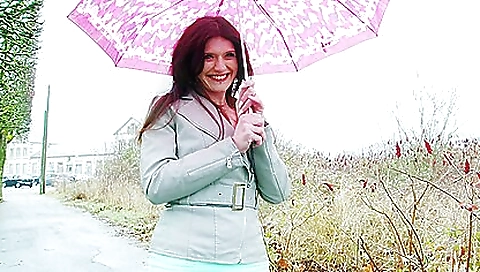 She's a little pussy on the beach