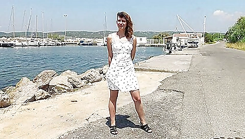 Sexy young chick with her boyfriend